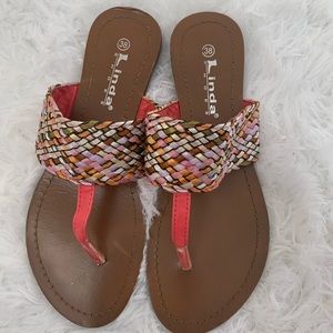Italian weave sandles
